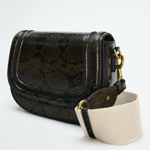 Olive Green Crossbody Bag - Picture 2 of 12